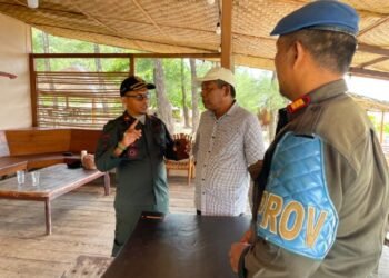 Satpol PP dan WH Aceh Besar Lakukan Pengawasan di Pantai Lhoknga