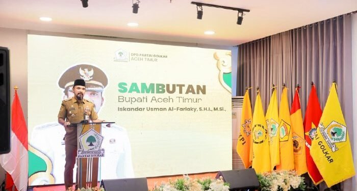 Di Musda Golkar, Al-Farlaky Buka Pintu Kolaborasi untuk Pembangunan Aceh Timur